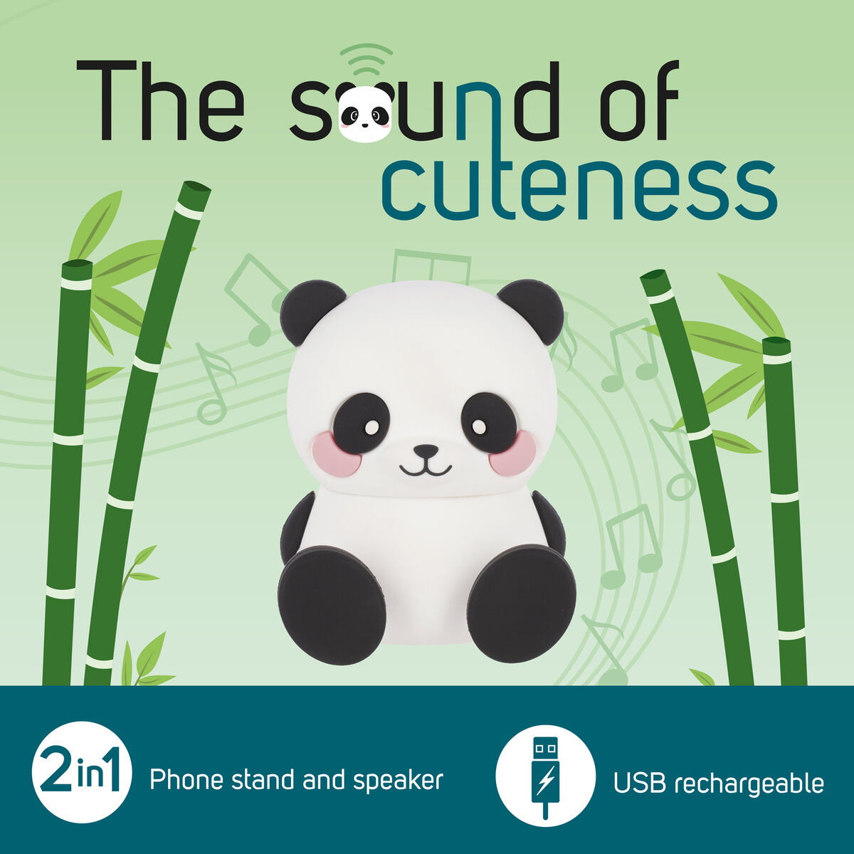 Kabelloser Speaker mit Halterung - The Sound of Cuteness, , zoo