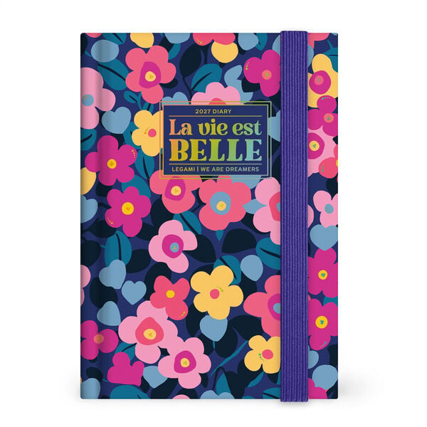 Agenda 12 Mesi Giornaliera Fotografica Small 2027 - Flowers