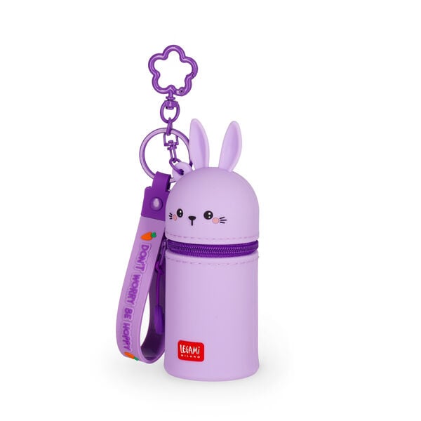 Bunny Coin Purse with Key Ring - Mini Kawaii