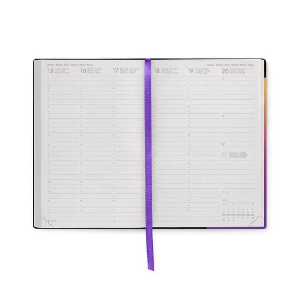 Agenda Semanal 2026/2027 16 Meses - Sunset Vibes - Medium