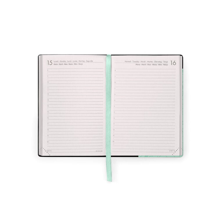 16-Month Small Daily Diary for 2026/2027 - Botanic Garden