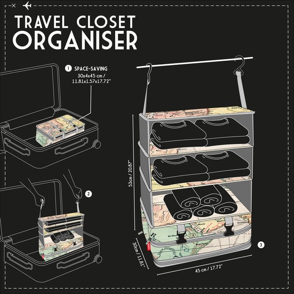 Wardrobe Travel Organizer - Large Wardrobe Travel Organizer - Large