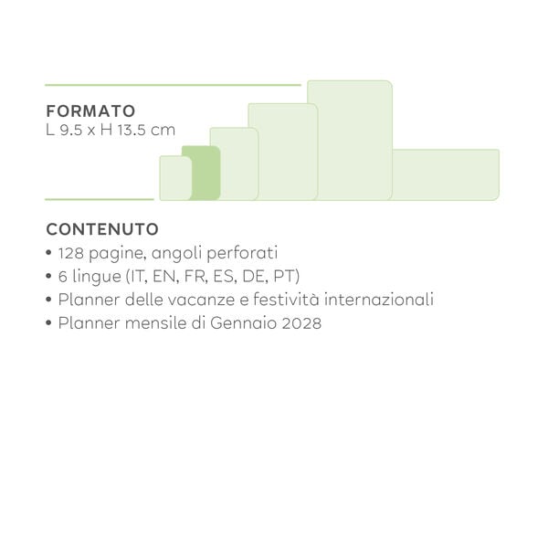 Agenda 12 Mesi Settimanale Small 2027 - Cosmic Lilac