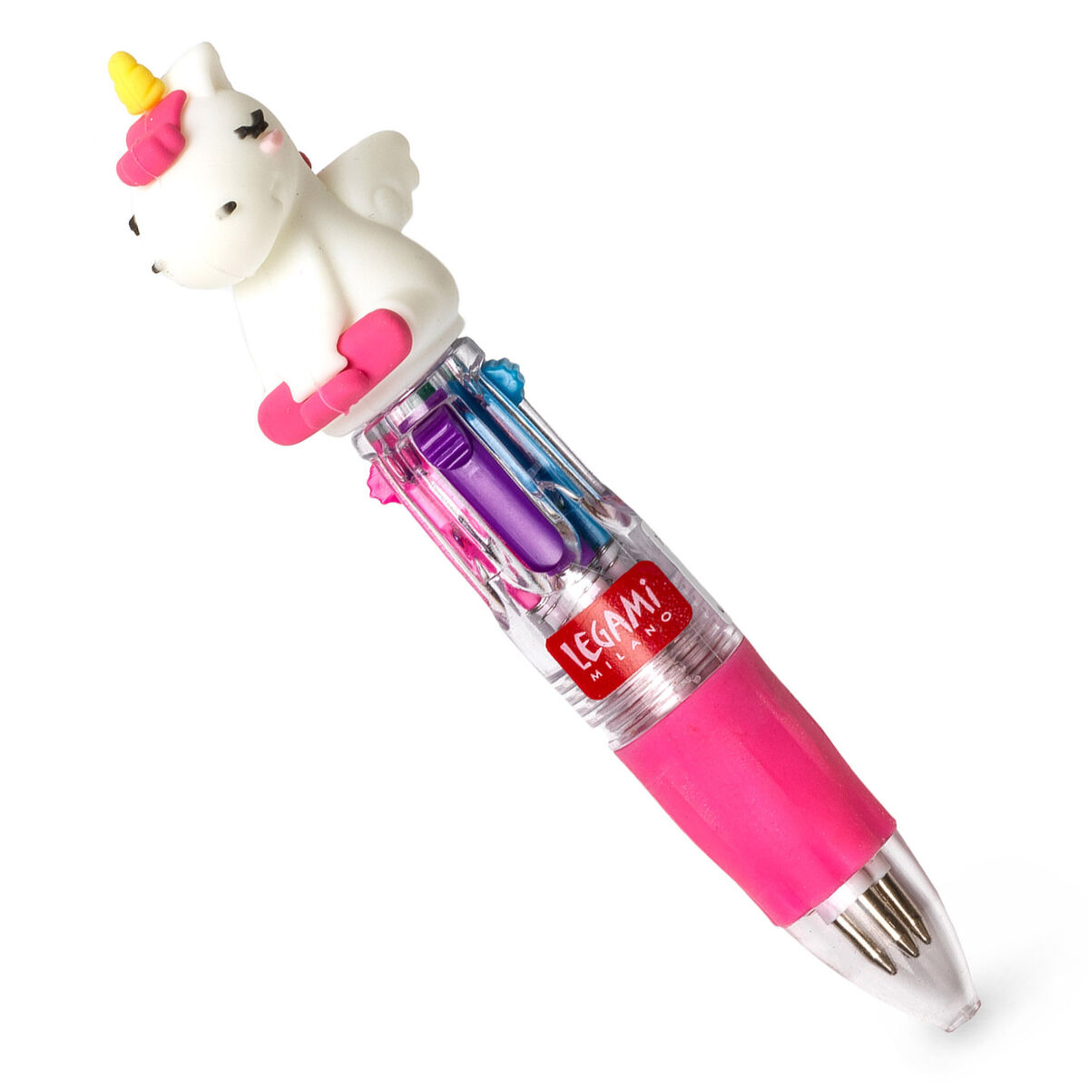 Mini 4-Colour Ballpoint Pen, , zoo