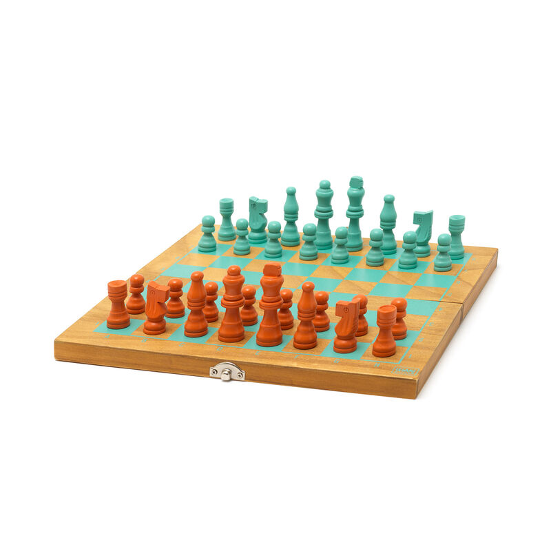 2-in-1 Chess and Draughts, , zoo