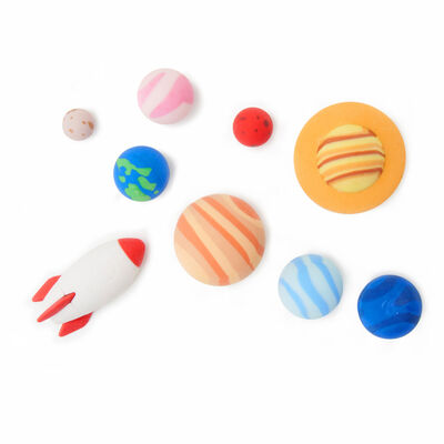 Solar System - Set of 9 Erasers