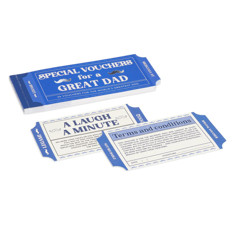 Book of 24 Vouchers for Dads - English, , zoo