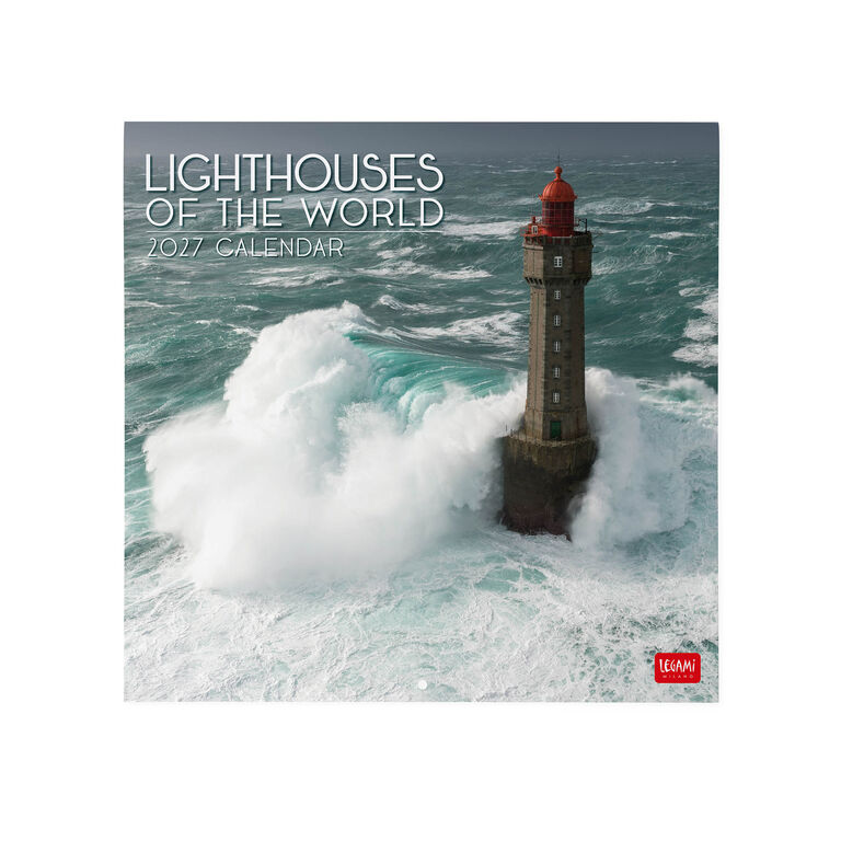 Calendario da Parete 2027 - 30 x 29 cm - Lighthouses of the World Calendario da Parete 2027 - 30 x 29 cm - Lighthouses of the World