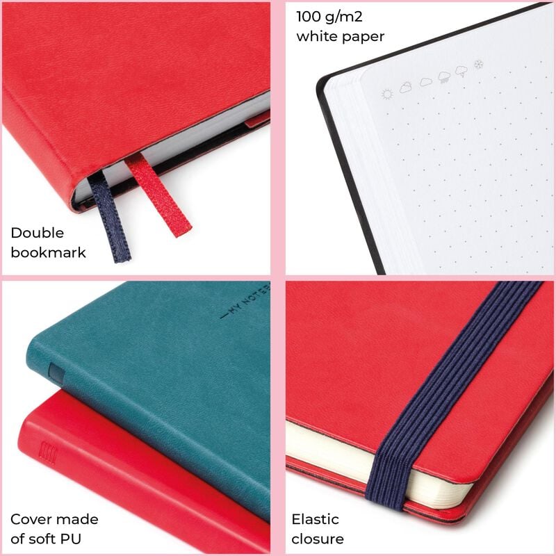Gepunktetes Notizbuch Dotted - Medium - My Notebook GALACTIC BLUE 