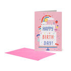 Greeting Card - Happy Birthday - Large, , zoo