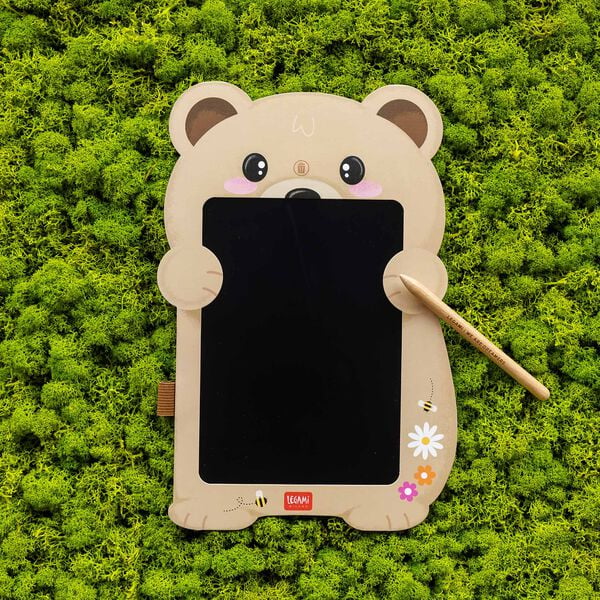 Teddy Bear Portable LCD Drawing Board in Cardboard - Magic Sketch Board Teddy Bear Portable LCD Drawing Board in Cardboard - Magic Sketch Board