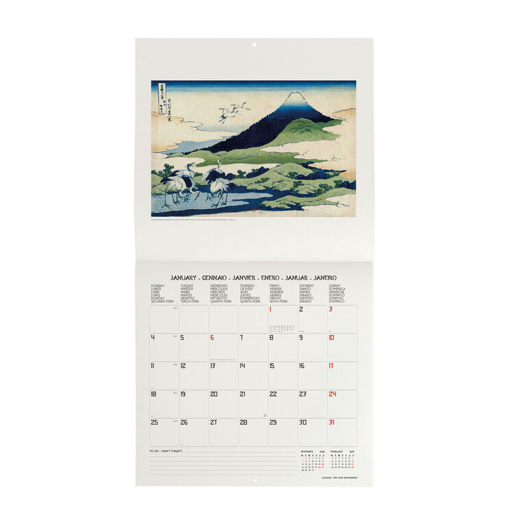 Calendario da Parete 2027 - 30 x 29 cm - Japanese School Calendario da Parete 2027 - 30 x 29 cm - Japanese School