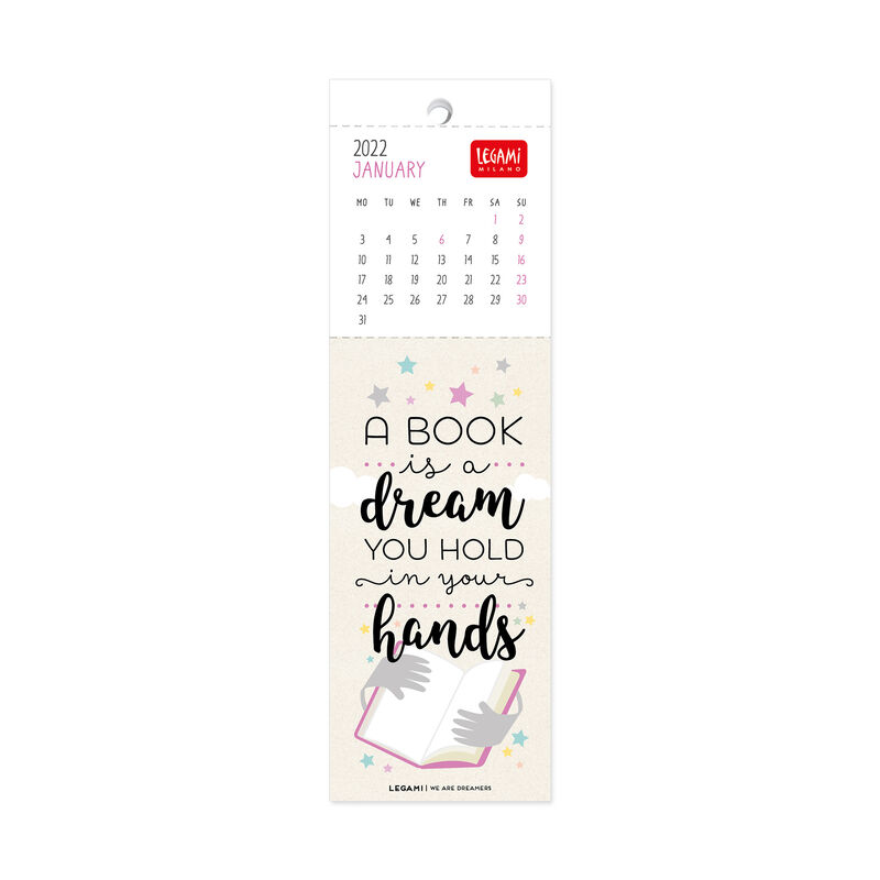 Calendario da Parete 2022 Legami 18x18cm Book Lover 