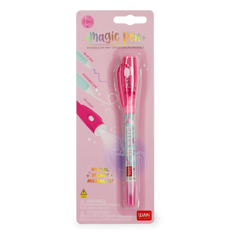 Bolígrafo con Tinta Invisible - Magic Pen, , zoo