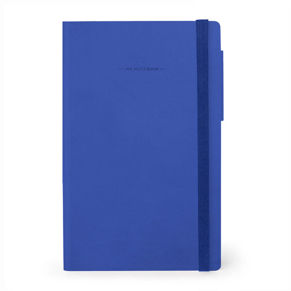 Dotted Notebook with Monochrome Soft Cover - Eclectic Blue - My Notebook