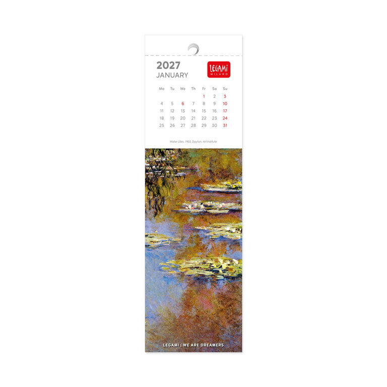 Lesezeichen-Kalender - 5,5 x 18 cm - Monet Lesezeichen-Kalender - 5,5 x 18 cm - Monet