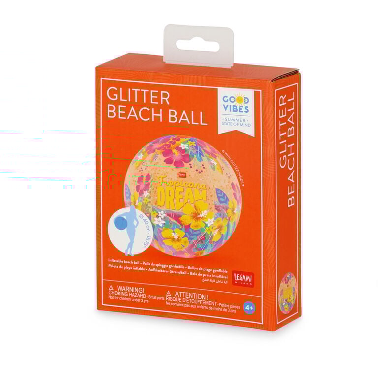 Ballon de Plage Gonflable Tropicana Dream - Glitter Beach Ball