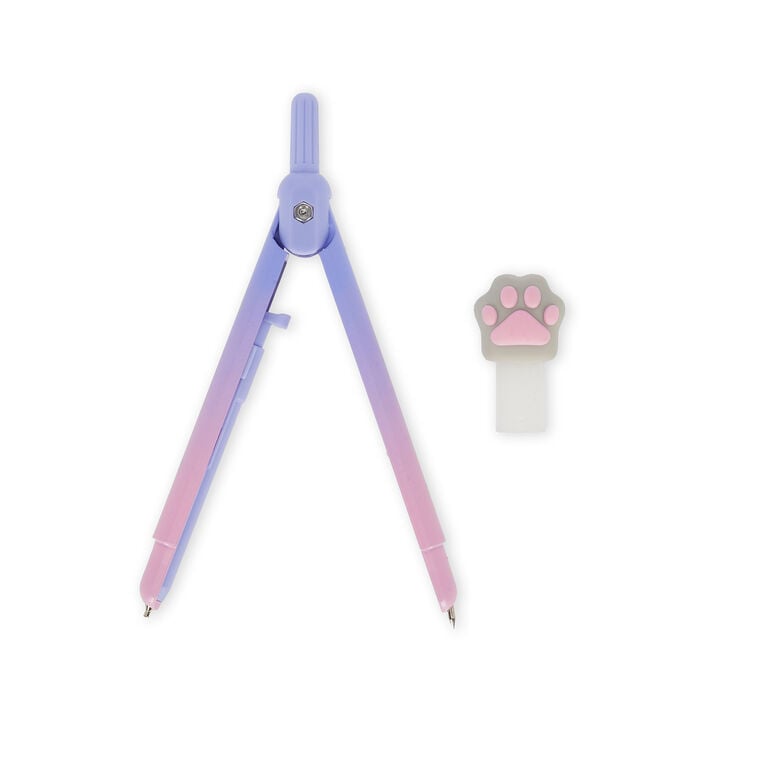 Compass with Mechanical Pencil - Meow Compass with Mechanical Pencil - Meow