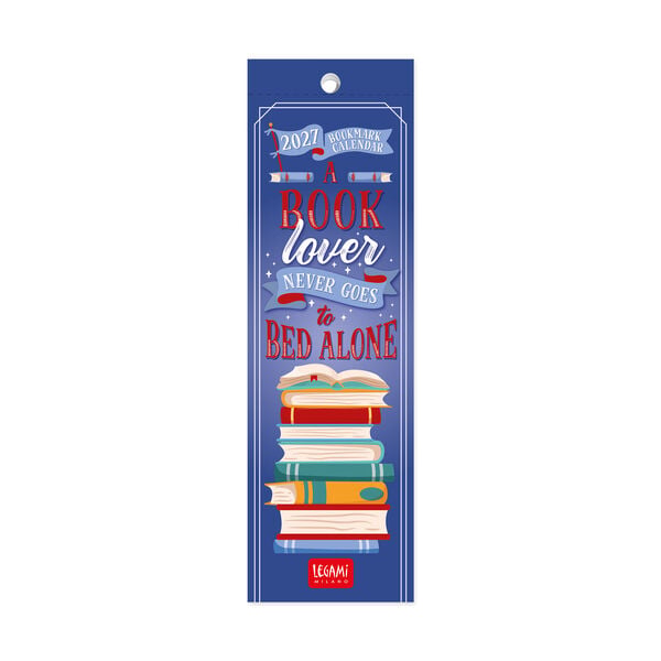 Lesezeichen-Kalender - 5,5 x 18 cm - Book Lover's