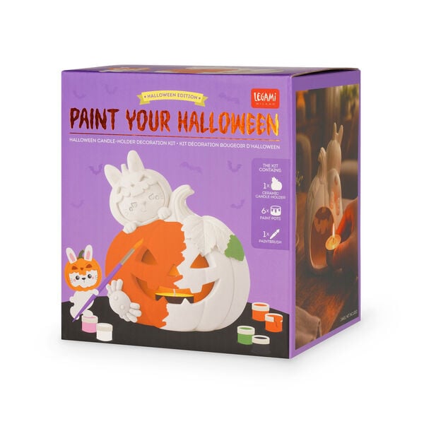 Kit Decoración Portavelas de Halloween - Paint Your Halloween Kit Decoración Portavelas de Halloween - Paint Your Halloween