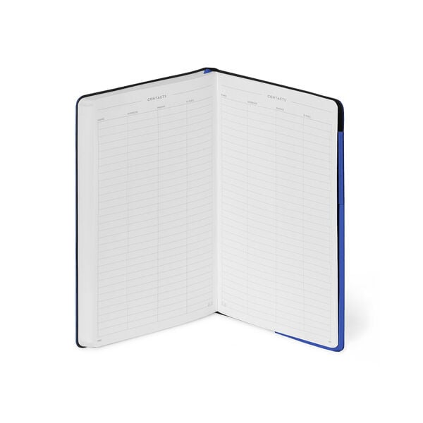Dotted Notebook with Monochrome Soft Cover - Eclectic Blue - My Notebook