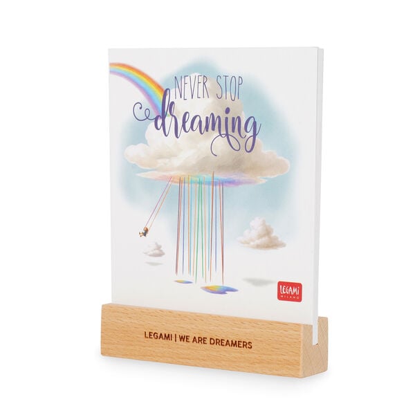 Calendario con Base in Legno - 2027