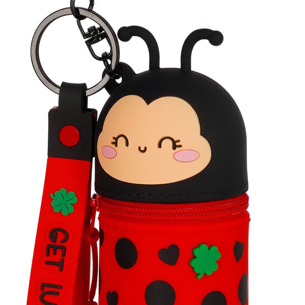 Ladybug Coin Purse with Key Ring - Mini Kawaii