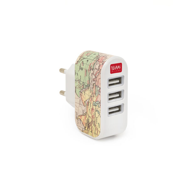 Wall Charger - 3 USB - Plug &Charge Wall Charger - 3 USB - Plug &Charge