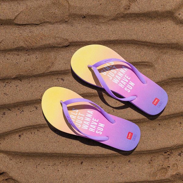 Size 40/41 Slim Sunset Flip Flops