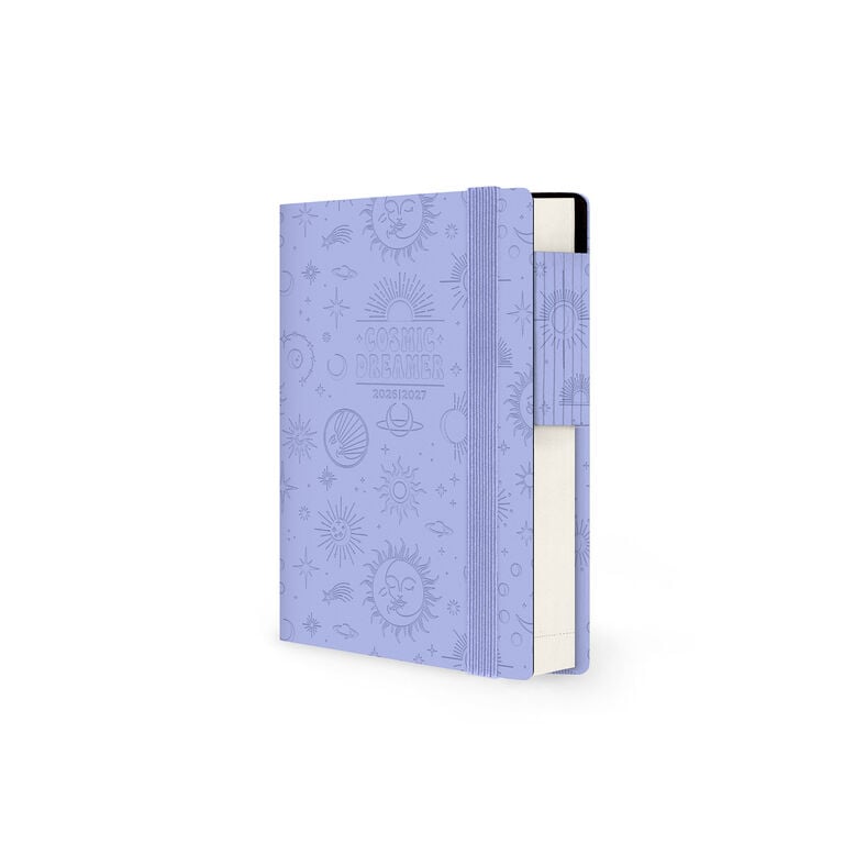 16-Month Small Daily Diary for 2026/2027 - Cosmic Lilac
