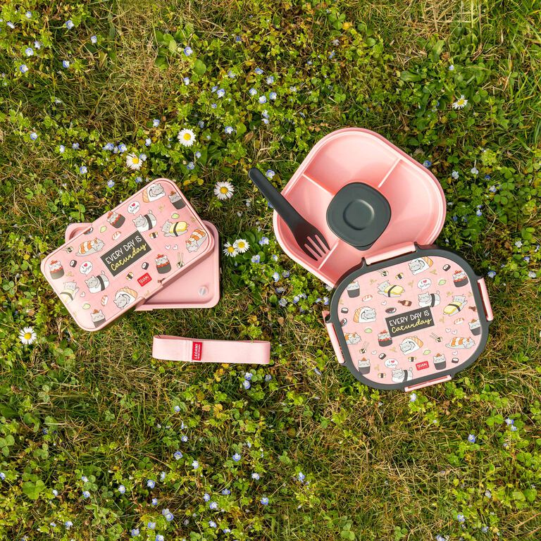 1700 ml Lunch Box - Sushi Cat - Lunch Box