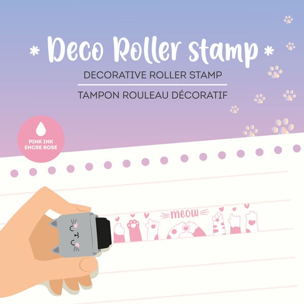 Timbro Decorativo a Rullo - Kitty - Roller Stamp
