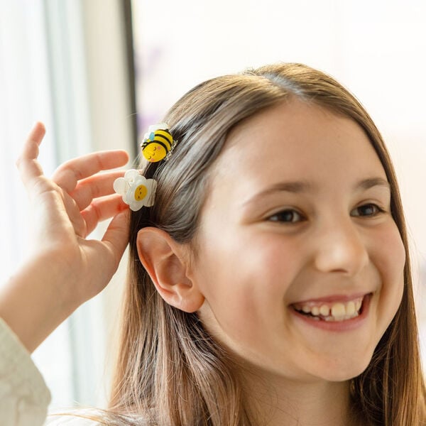 Set of 4 Bee Mini Hair Clips - Clip me up!