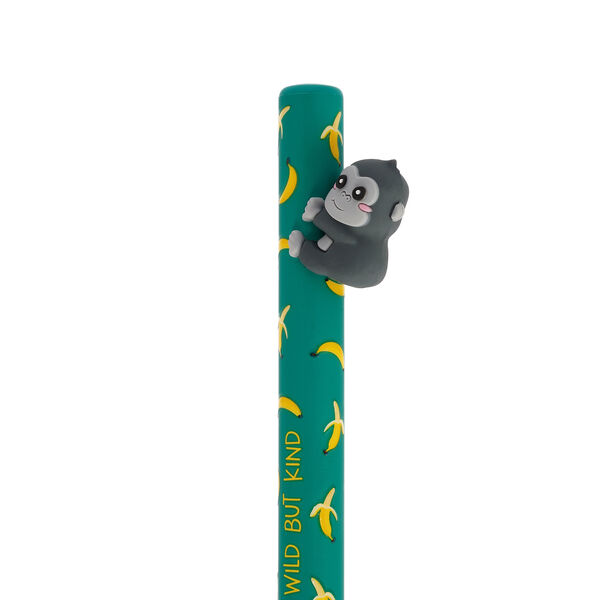 Penna a Sfera a Scatto Gorilla "Wild but Kind" - Free Hugs