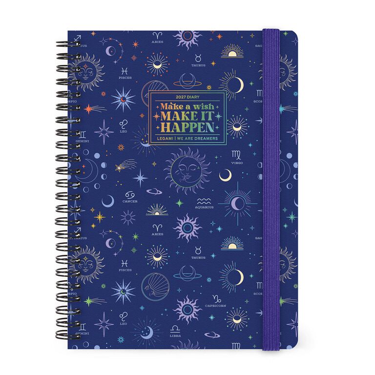 Agenda 12 Mesi Settimanale Spiralata - Large - 2027 Agenda 12 Mesi Settimanale Spiralata - Large - 2027
