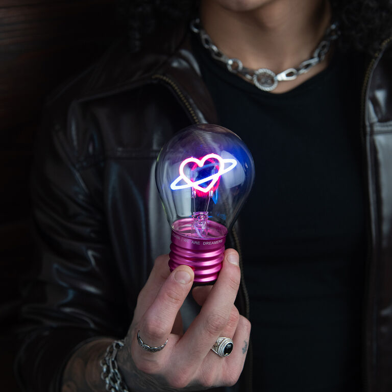 Decorative Lightbulb-Shaped Table Lamp - Heart - Bulb Fiction Decorative Lightbulb-Shaped Table Lamp - Heart - Bulb Fiction