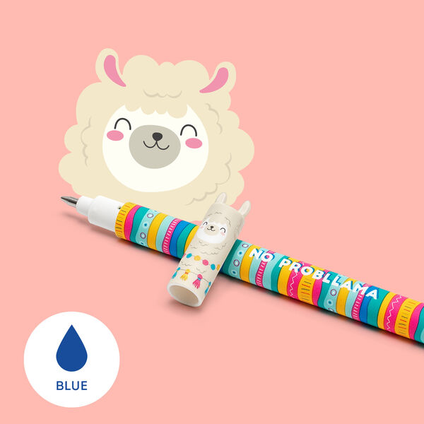 Penna Gel Cancellabile Llama "No Probllama" - Erasable Pen