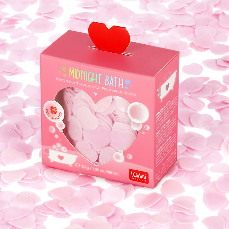 Heart-Shaped Bath Confetti, , zoo