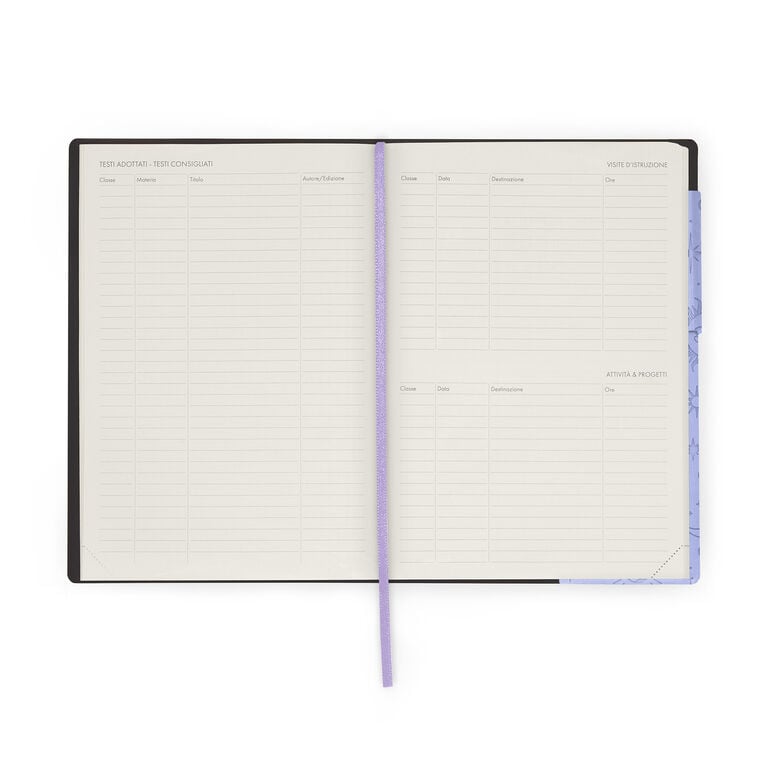 Agenda del Docente 2026/2027 Settimanale 13 Mesi - Cosmic Lilac