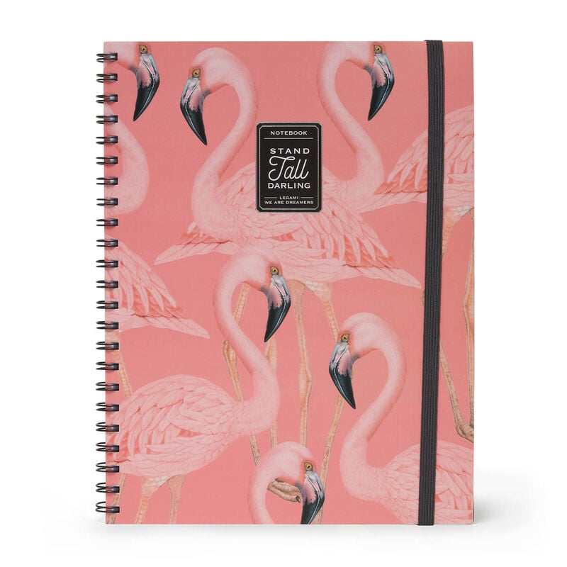Trio 3 In 1 Notebook With Spiral A4 Flamingo Legami Com