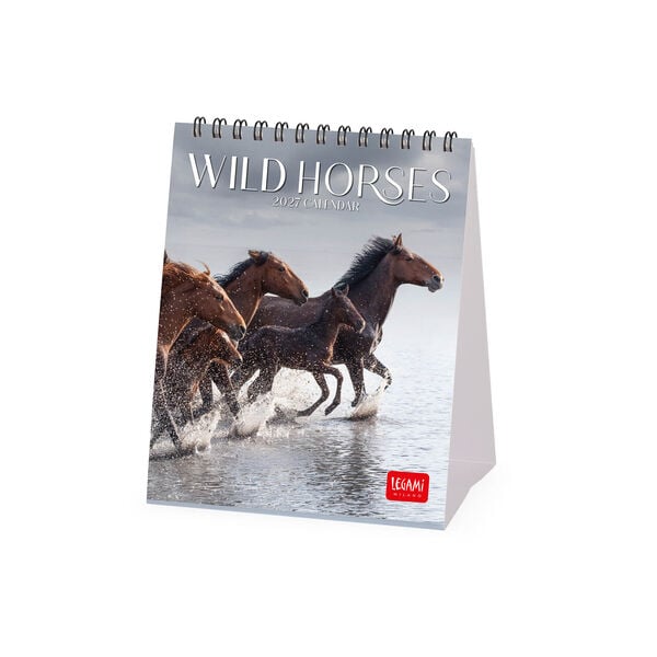 Calendario da Tavolo 2027 - 12 x 14,5 cm - Wild Horses