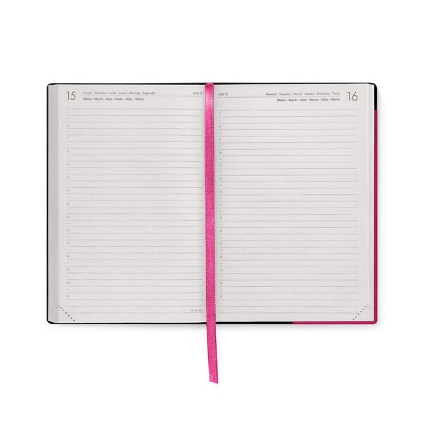 Agenda Diaria 2026/2027 16 Meses - Raspberry Jam - Medium