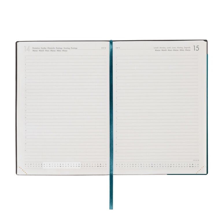 Agenda 12 Mesi Giornaliera Large 2027 - Deep Teal Agenda 12 Mesi Giornaliera Large 2027 - Deep Teal