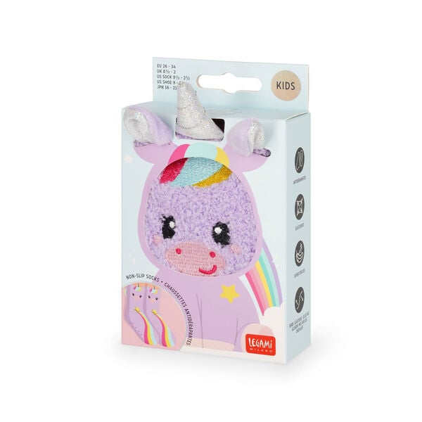 Non-Slip Unicorn Socks for Kids - It's a Match!