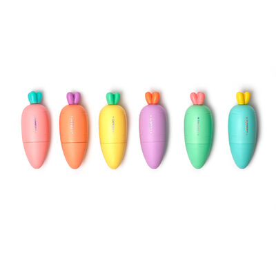 Set Of 6 Mini Highlighters - Carrate Team