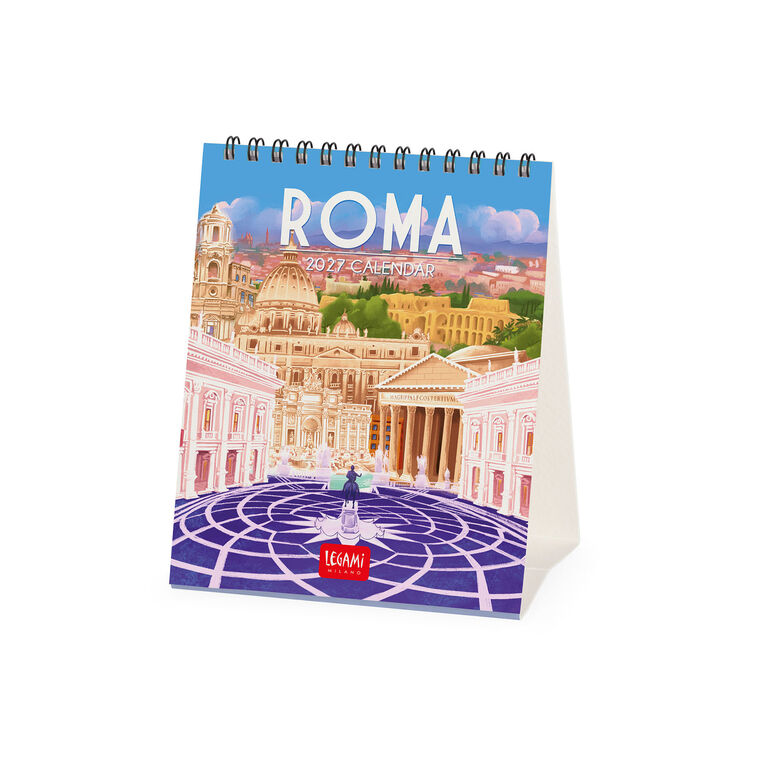 Calendario da Tavolo 2027 - 12 x 14,5 cm - Rome Calendario da Tavolo 2027 - 12 x 14,5 cm - Rome