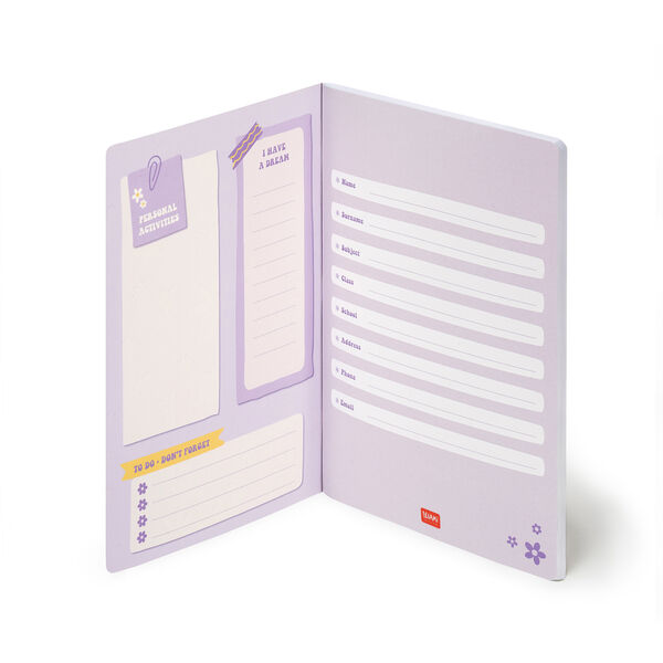 A4-Heft liniert - Daisy
