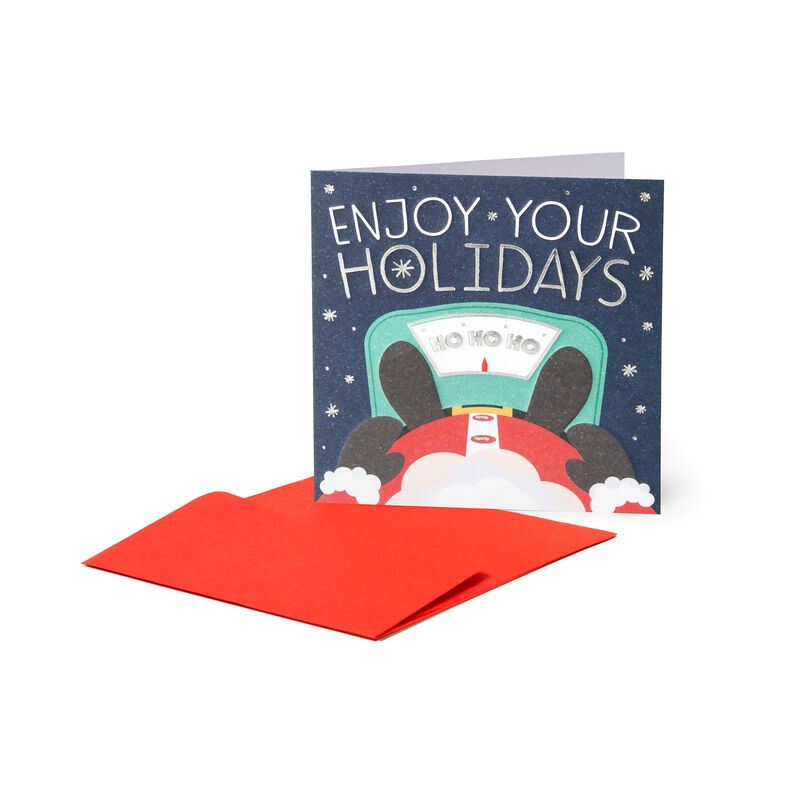 Christmas Greeting Card - 7x7 cm, , zoo