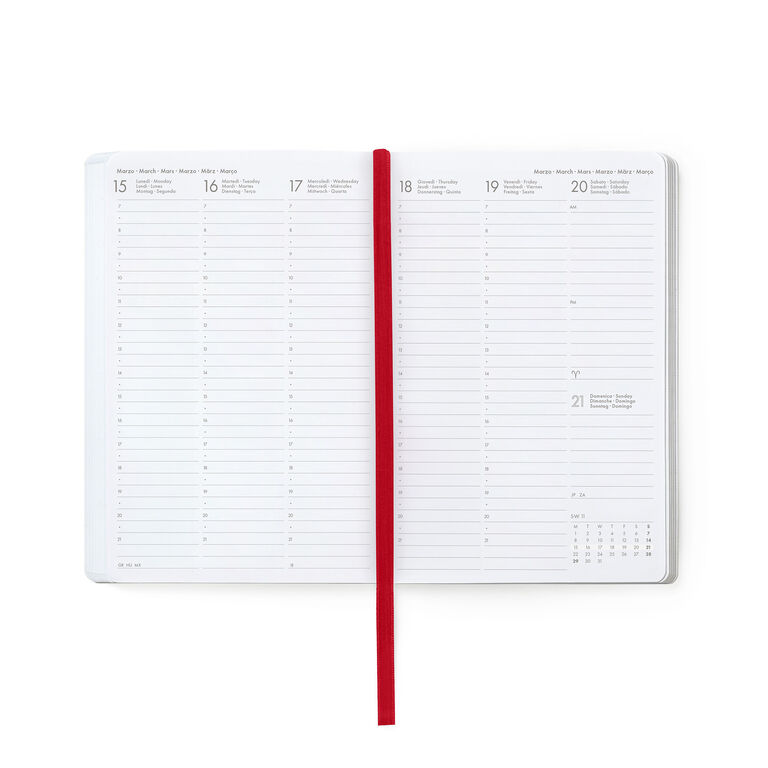 Agenda 12 Mesi Settimanale Fotografica Medium 2027 - Teddy Bear White Agenda 12 Mesi Settimanale Fotografica Medium 2027 - Teddy Bear White