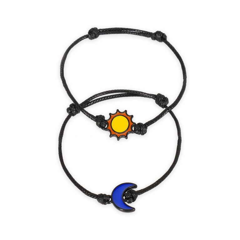 Set of 2 Bracelets - Sun & Moon